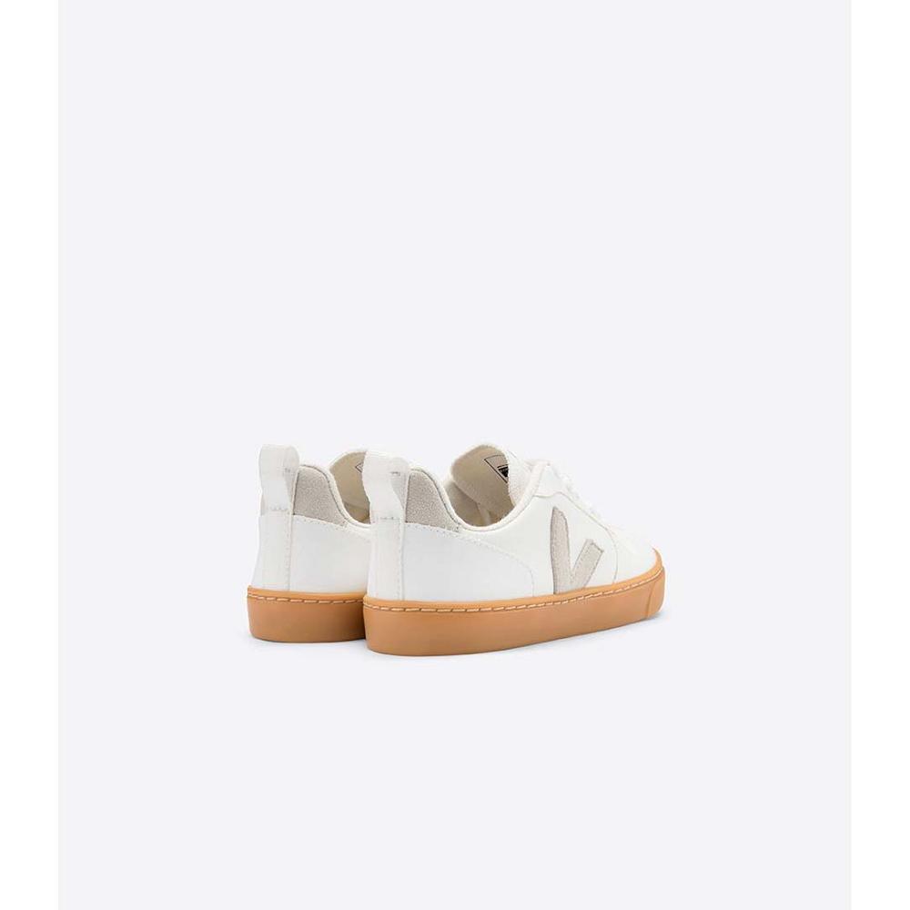 Veja V-10 CWL Schoenen Kinderen White/Beige | BE 782AHK